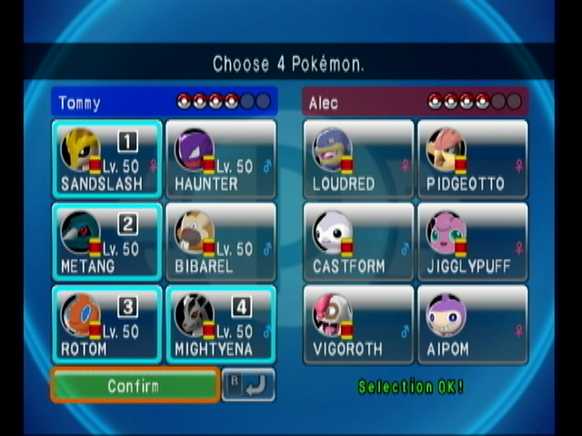 
Pokémon Battle Revolution | Wii | gameplay screenshot | Data by MobyGames.com