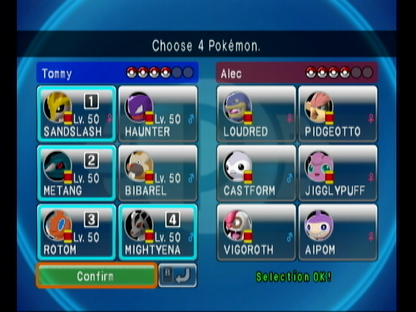 
Pokémon Battle Revolution | Wii | gameplay screenshot | Data by MobyGames.com