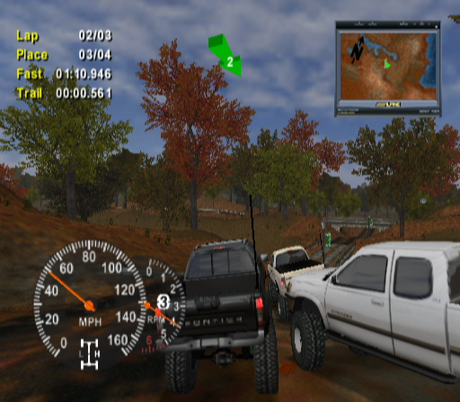
4x4 Evo 2 | GameCube | gameplay screenshot | Data by MobyGames.com