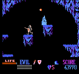 
Wizards & Warriors | NES | gameplay screenshot | Data by MobyGames.com