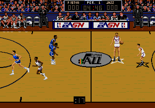 
Bulls vs. Lakers and the NBA Playoffs | Genesis | gameplay screenshot | Data by MobyGames.com