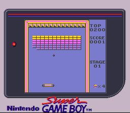 
Alleyway | Game Boy | gameplay screenshot | Data by MobyGames.com