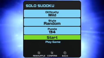 Go! Sudoku | PSP | gameplay screenshot | region=North America | source-country= | zypher-v2 | moby-33bddb60dd17 | Data by MobyGames.com