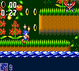 Sonic the Hedgehog | Game Gear | gameplay screenshot | Data by MobyGames.com