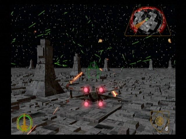 Star Wars: Rogue Squadron II - Rogue Leader | GameCube | gameplay screenshot | region=North America | source-country= | zypher-v2 | moby-140b115761dc | Data by MobyGames.com