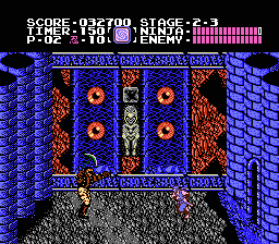 
Ninja Gaiden | NES | gameplay screenshot | Data by MobyGames.com