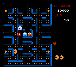 
Pac-Man | NES | gameplay screenshot | Data by MobyGames.com