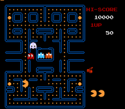 
Pac-Man | NES | gameplay screenshot | Data by MobyGames.com