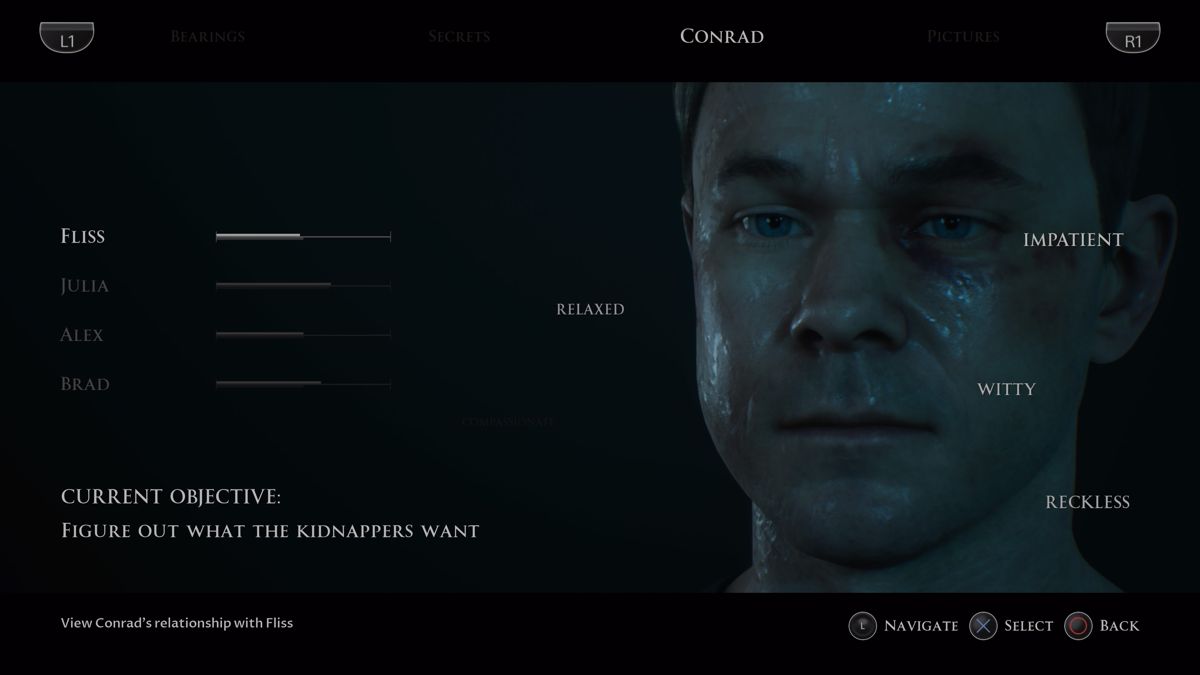 
The Dark Pictures Anthology: Man of Medan | PlayStation 4 | gameplay screenshot | Data by MobyGames.com