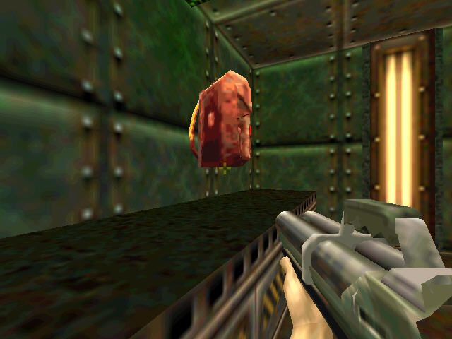 Quake II | Nintendo 64 | gameplay screenshot | Data by MobyGames.com