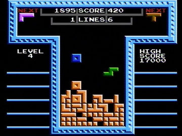 
Tetris | NES | gameplay screenshot | Data by MobyGames.com