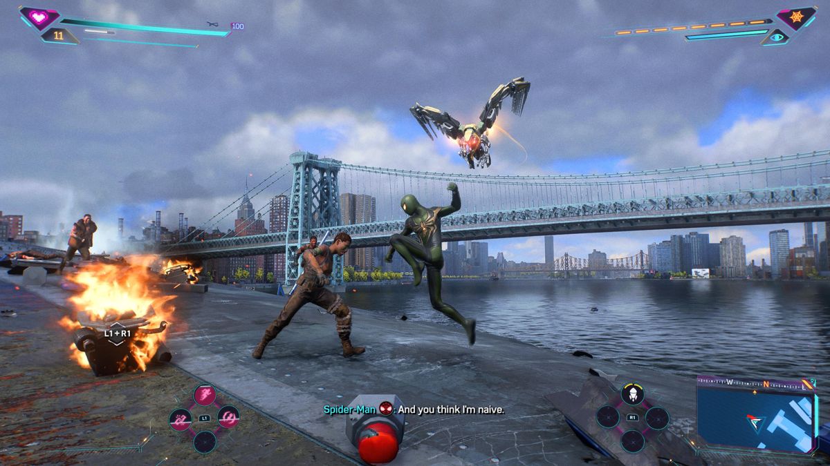 Marvel Spider-Man 2 | PlayStation 5 | gameplay screenshot | Region: North America | source-country= | Data by MobyGames.com