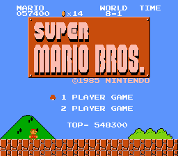 Super Mario Bros | NES | gameplay screenshot | Data by MobyGames.com