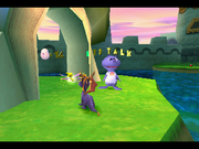 Spyro: Year of the Dragon | PlayStation | gameplay screenshot | region=North America | source-country= | zypher-v2 | moby-77b04b19a46e | Data by MobyGames.com