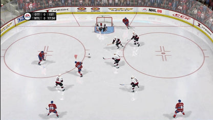 NHL 08 | Xbox 360 | gameplay screenshot | region=North America | source-country= | zypher-v2 | moby-7e937116bdaa | Data by MobyGames.com