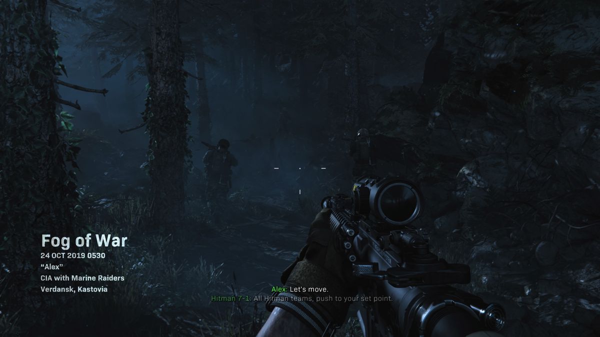 Call of Duty: Modern Warfare | PlayStation 4 | gameplay screenshot | region=North America | source-country= | zypher-v2 | moby-7b159857c98d | Data by MobyGames.com