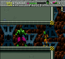 
The Incredible Hulk | SNES | gameplay screenshot | Data by MobyGames.com