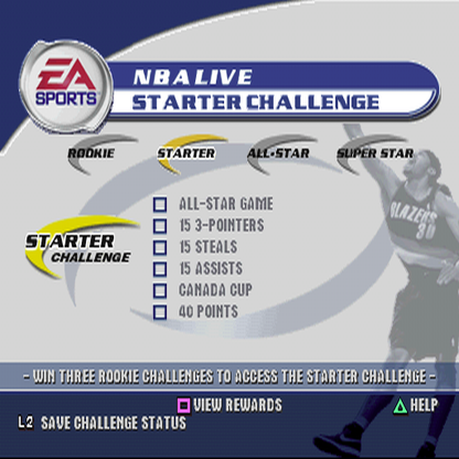 
NBA Live 2002 | PlayStation | gameplay screenshot | Region: North America | source-country= | Data by MobyGames.com