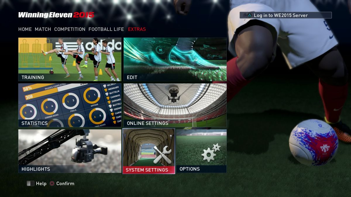 PES 2015: Pro Evolution Soccer | PlayStation 4 | gameplay screenshot | Data by MobyGames.com