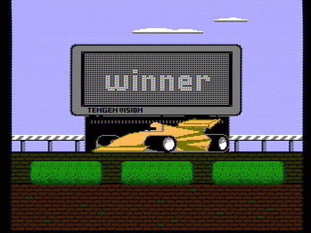 
Super Sprint | NES | gameplay screenshot | Data by MobyGames.com
