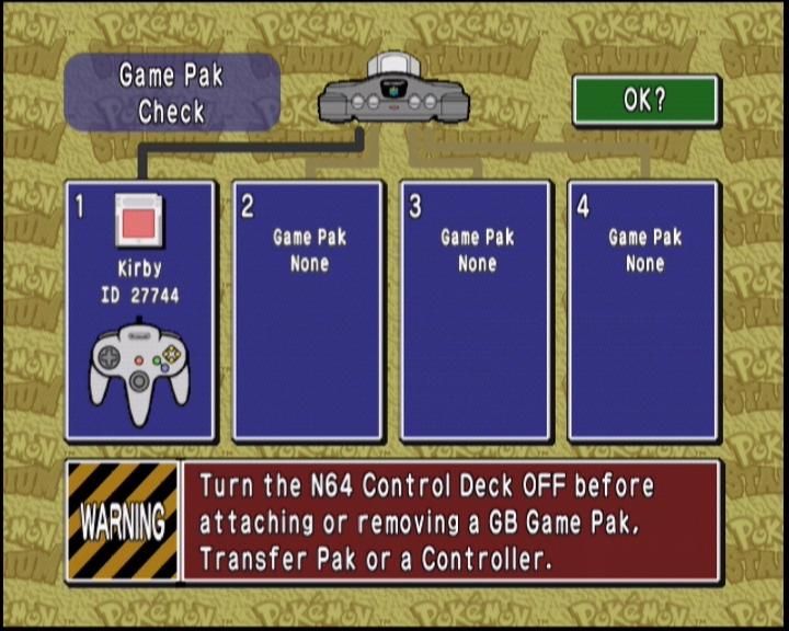 Pokémon Stadium | Nintendo 64 | gameplay screenshot | region=North America | source-country= | zypher-v2 | moby-4d9b2977fbc3 | Data by MobyGames.com