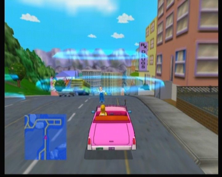 
The Simpsons: Road Rage | Xbox | gameplay screenshot | Data by MobyGames.com