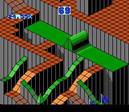 
Marble Madness | NES | gameplay screenshot | Data by MobyGames.com