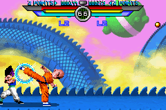 
Dragon Ball Z: Taiketsu | Game Boy Advance | gameplay screenshot | Data by MobyGames.com