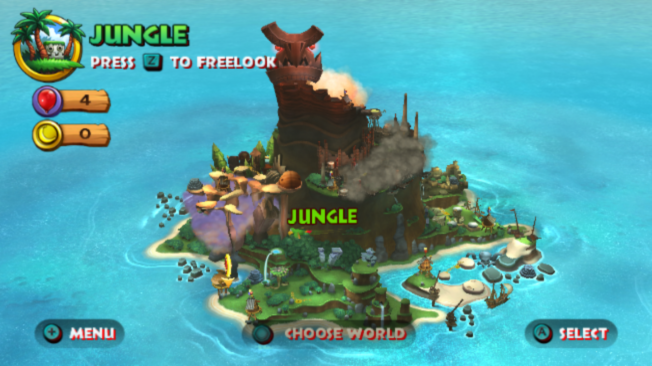 Donkey Kong Country Returns | Wii | gameplay screenshot | region=North America | source-country= | zypher-v2 | moby-ddac2ba74c21 | Data by MobyGames.com