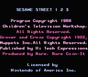 
Sesame Street 1 2 3 | NES | gameplay screenshot | Data by MobyGames.com