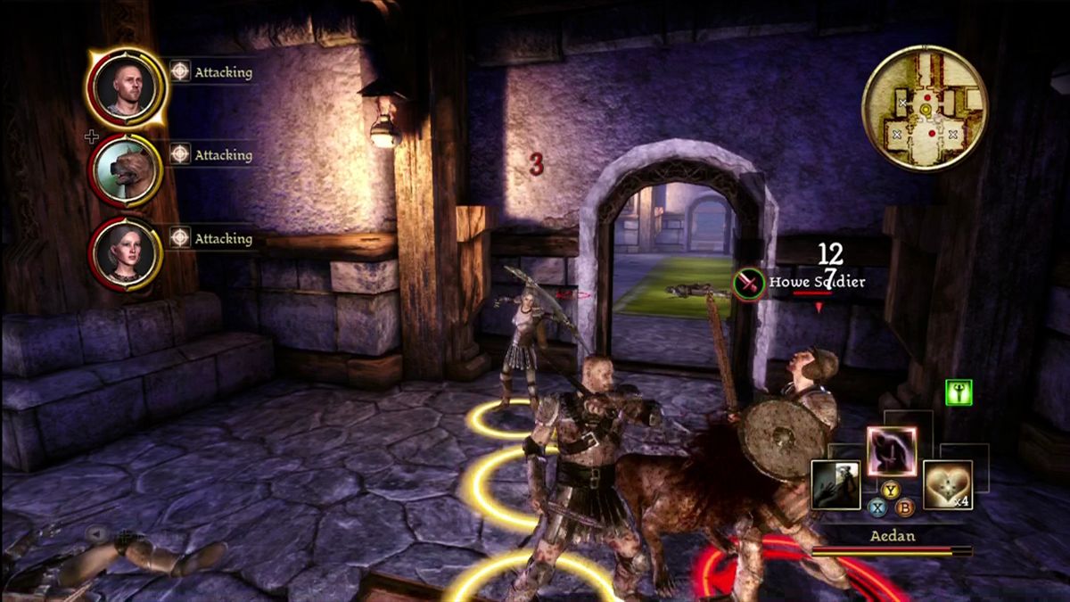 
Dragon Age: Origins | Xbox 360 | gameplay screenshot | Region: North America | source-country= | Data by MobyGames.com