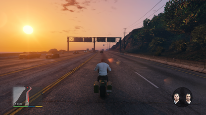 
Grand Theft Auto V | Xbox One | gameplay screenshot | Region: North America | source-country= | Data by MobyGames.com