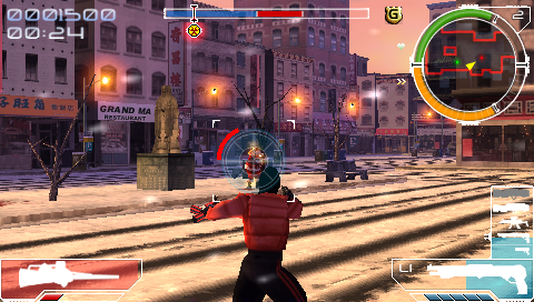 Infected | PSP | gameplay screenshot | Data by MobyGames.com