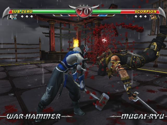 Mortal Kombat: Deception | PlayStation 2 | gameplay screenshot | region=North America | source-country= | zypher-v2 | moby-3a269e0a385f | Data by MobyGames.com