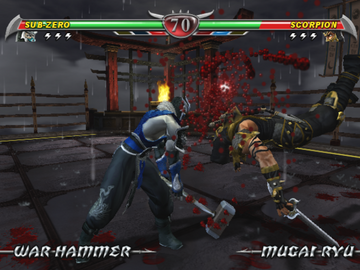 Mortal Kombat: Deception | PlayStation 2 | gameplay screenshot | region=North America | source-country= | zypher-v2 | moby-3a269e0a385f | Data by MobyGames.com