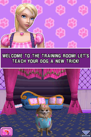 
Barbie: Groom and Glam Pups | Nintendo DS | gameplay screenshot | Data by MobyGames.com