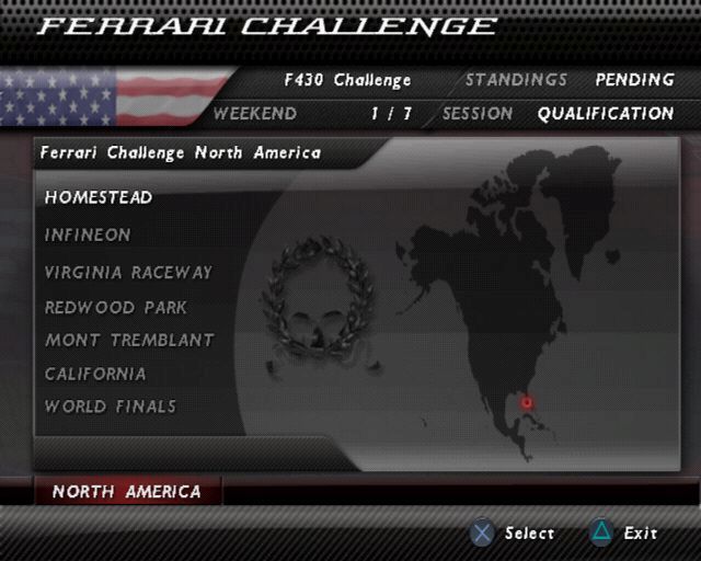 
Ferrari Challenge: Trofeo Pirelli | PlayStation 2 | gameplay screenshot | Region: North America | source-country= | Data by MobyGames.com