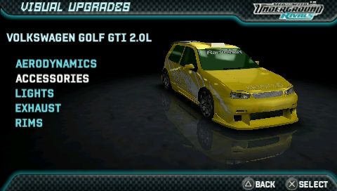 
Need for Speed: Underground - Rivals | PSP | gameplay screenshot | Data by MobyGames.com