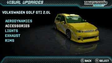 
Need for Speed: Underground - Rivals | PSP | gameplay screenshot | Data by MobyGames.com