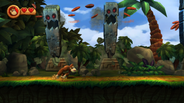 Donkey Kong Country Returns | Wii | gameplay screenshot | region=North America | source-country= | zypher-v2 | moby-1e4debad5db5 | Data by MobyGames.com