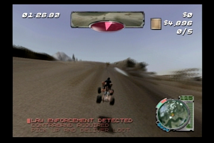Smuggler's Run 2: Hostile Territory | PlayStation 2 | gameplay screenshot | region=North America | source-country= | zypher-v2 | moby-32d590c3018d | Data by MobyGames.com