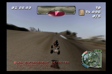 Smuggler's Run 2: Hostile Territory | PlayStation 2 | gameplay screenshot | region=North America | source-country= | zypher-v2 | moby-32d590c3018d | Data by MobyGames.com