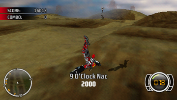 MX vs. ATV: Untamed | PSP | gameplay screenshot | region=North America | source-country= | zypher-v2 | moby-933e575e43b2 | Data by MobyGames.com