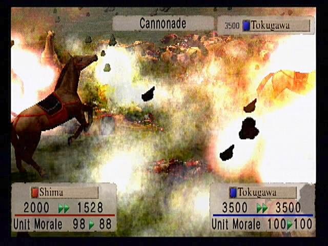 Kessen | PlayStation 2 | gameplay screenshot | Data by MobyGames.com