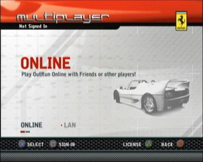 
OutRun 2006: Coast 2 Coast | PlayStation 2 | gameplay screenshot | Region: North America | source-country= | Data by MobyGames.com
