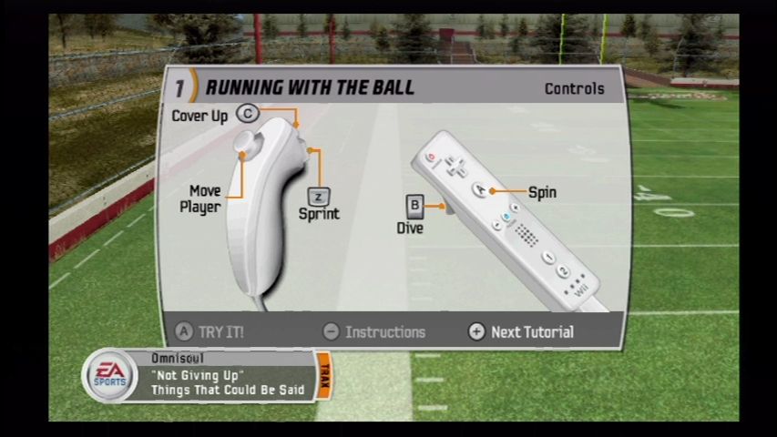 Madden NFL 07 | Wii | gameplay screenshot | region=North America | source-country= | zypher-v2 | moby-1c907f093e8d | Data by MobyGames.com