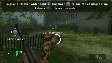 
Brothers in Arms: D-Day | PSP | gameplay screenshot | Data by MobyGames.com