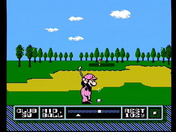 
NES Open Tournament Golf | NES | gameplay screenshot | Data by MobyGames.com