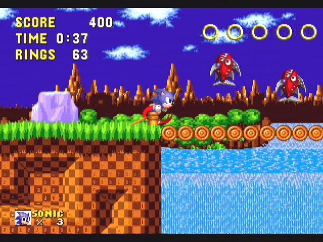 Sonic Mega Collection | GameCube | gameplay screenshot | region=North America | source-country= | zypher-v2 | moby-4d1f22929c84 | Data by MobyGames.com