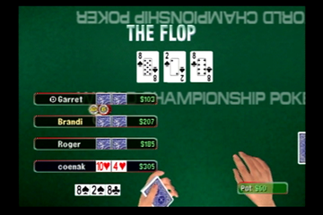 
World Championship Poker | PlayStation 2 | gameplay screenshot | Region: North America | source-country= | Data by MobyGames.com